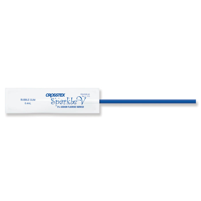 Crosstex International Unidose Varnish, 5% Sodium Fluoride, 0.4mL, Bubble Gum, 120/bx