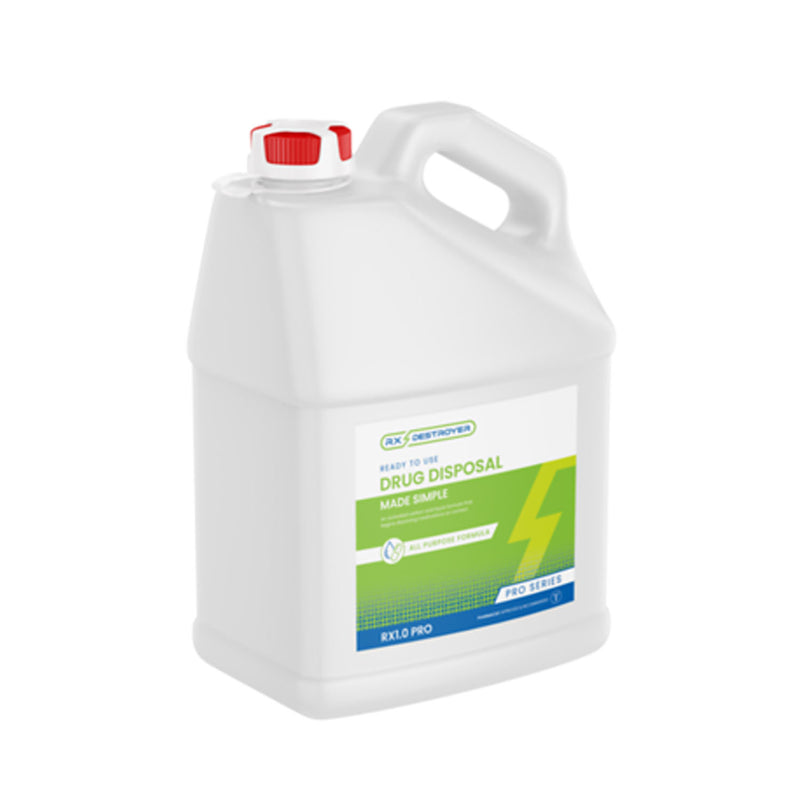 C2R GLOBAL RX DESTROYER - Rx Destroyer™  Pro Series All-Purpose, 1 Gallon Bottles, Tethered Cap & View Gauge, 4 btl/cs