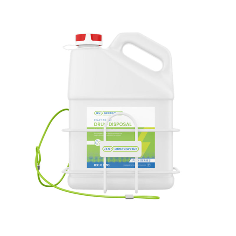C2R GLOBAL RX DESTROYER ACCESSORIES - Rx Destroyer™ 1 Gallon Wall Mount with Security Cable