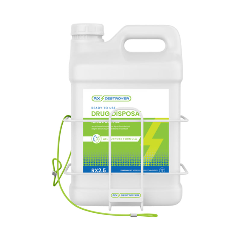C2R GLOBAL RX DESTROYER ACCESSORIES - Rx Destroyer™ 2.5 Gallon Wall Mount with Security Cable