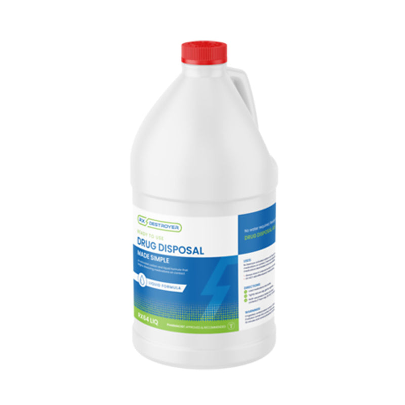 C2R GLOBAL RX DESTROYER - Rx Destroyer™ Liquid Meds Only Formula with Hardener Packets, 64 oz Bottles, 4 btl/cs