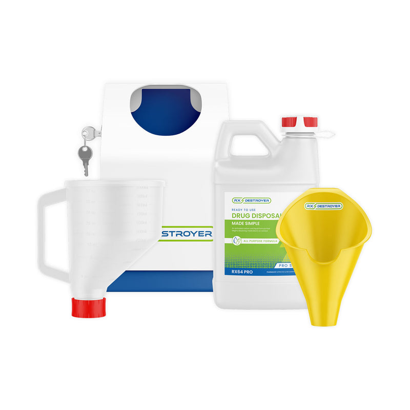 C2R GLOBAL RX DESTROYER - Rx Destroyer™ Starter Kit Includes:  RX64PRO (1), RXFUN (1), FUN32 (1) & 64PROLOCKBOX (1)
