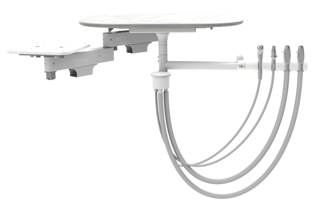 ADS Cabinet mount rear assistant vacumm pkg with table
