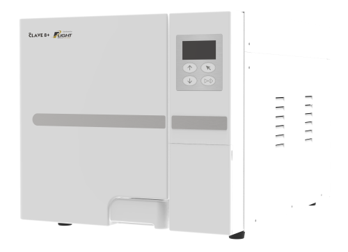 Flight Dental Clave8+ 8L Autoclave with Compressor — manufacturer photograph