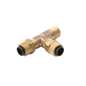 DCI 1/4" Poly Run Tee x 1/4" MPT