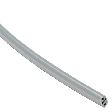 DCI 2-Hole Syringe Tubing Gray 100 ft Roll
