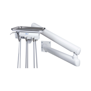 DCI Arm-Mount Manual Unit, 2 Wet, White