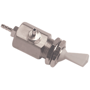 DCI Three-Way On Off Toggle Valve Gray