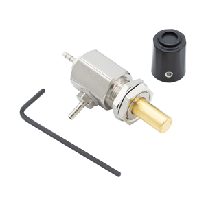 DCI Needle Valve with Black Knob