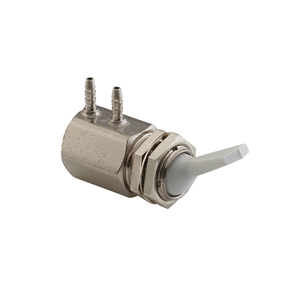 DCI Round-Body Side-Port Valve 3-Way Gray