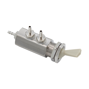 DCI Routing Valve 2-Way Gray, 1/16" Barbs