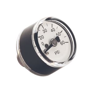 DCI Mini Round Gauge 1" 0–60 PSI