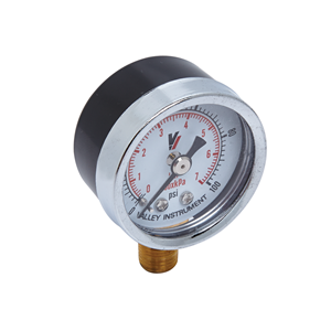 DCI Bottom-Mount Round Gauge 0–100 PSI