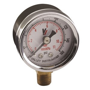 DCI Bottom-Mount Gauge 1½" 0–160 PSI