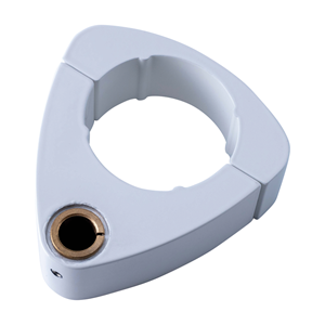 DCI White 2-inch Post Mount Bracket