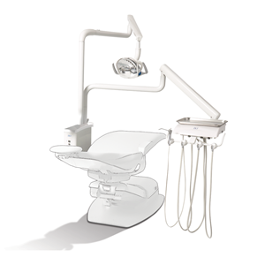 DCI Reliance Over-Patient Dental Unit with PMU, White
