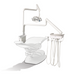 DCI Reliance Over-Patient Dental Unit with PMU, White