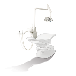 DCI Reliance Post-Mount Utilities with Cuspidor, White