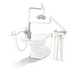 DCI Reliance Dental Unit with Cuspidor and PMU, White