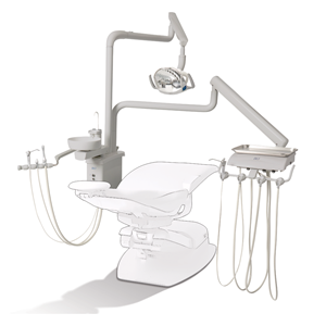DCI Reliance Dental Unit with Cuspidor and PMU, Gray
