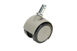DCI Caster, Soft Wheel for Hard Floors, Gray