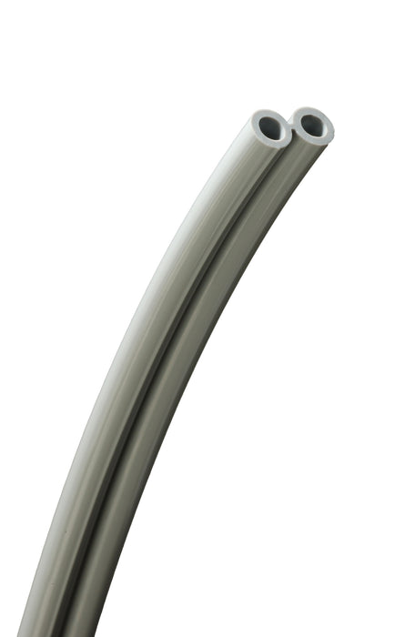 DCI FC Tubing, 2 Hole, Poly Gray; Per Foot