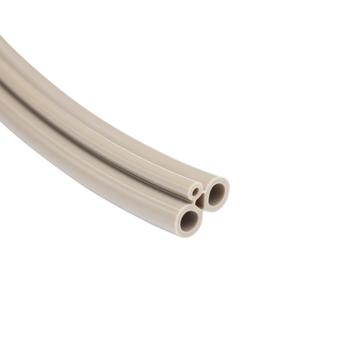 DCI FC Tubing, 3 Hole, Poly Dark Surf; Per Foot