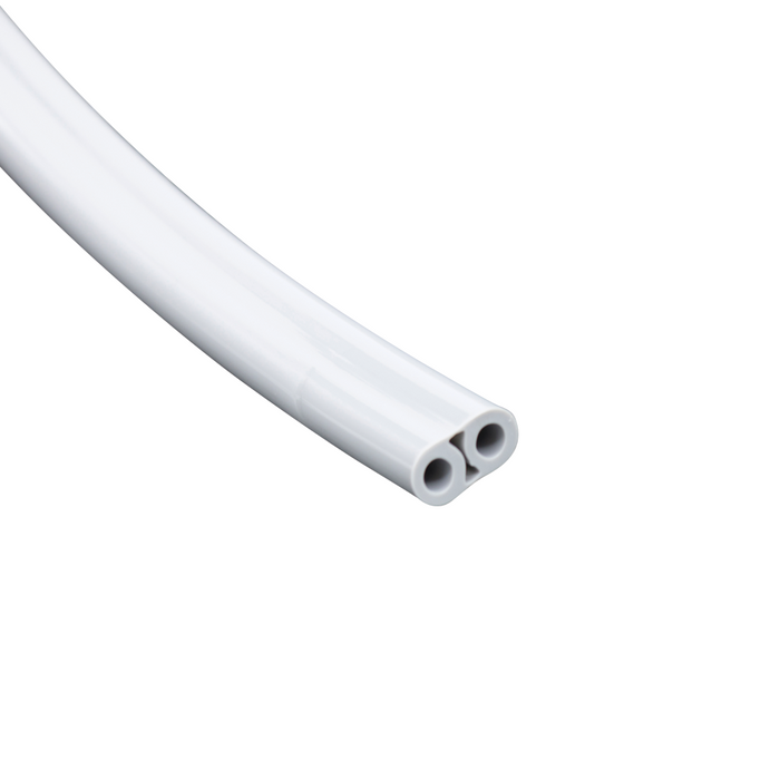 DCI FC Tubing, 2 Hole, Poly Asepsis Gray; Per Foot