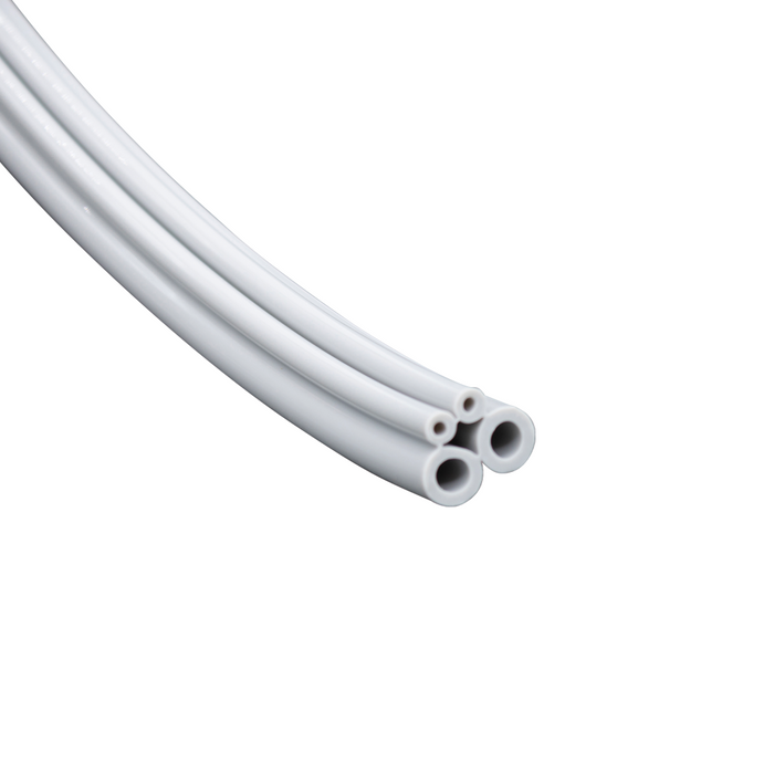 DCI FC Tubing, 4 Hole, Poly Gray; Per Foot