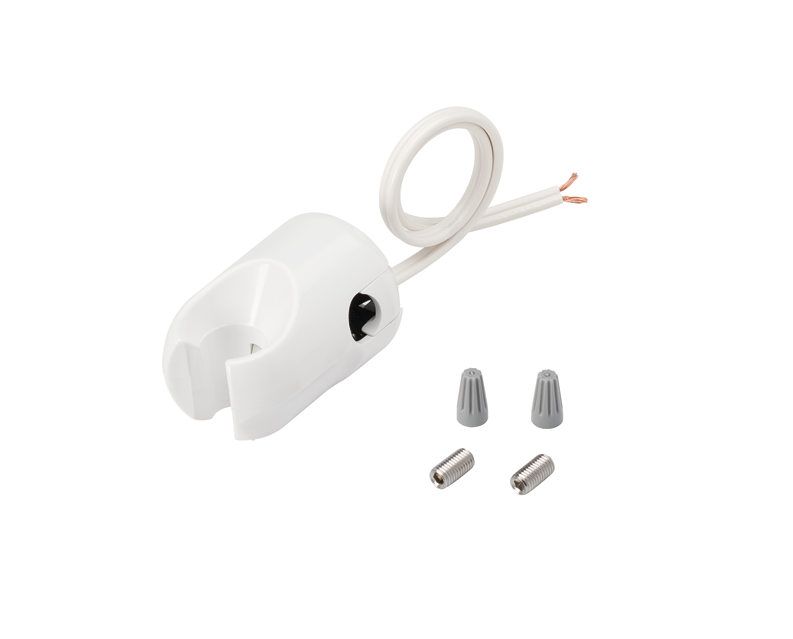 DCI Holder, Electric Auto, Molded, Normally Open, White