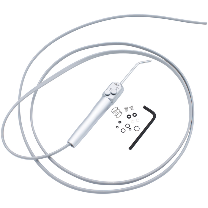 DCI Syringe, Euro-Style, Quick Clean, w/Black Straight Asepsis Tubing