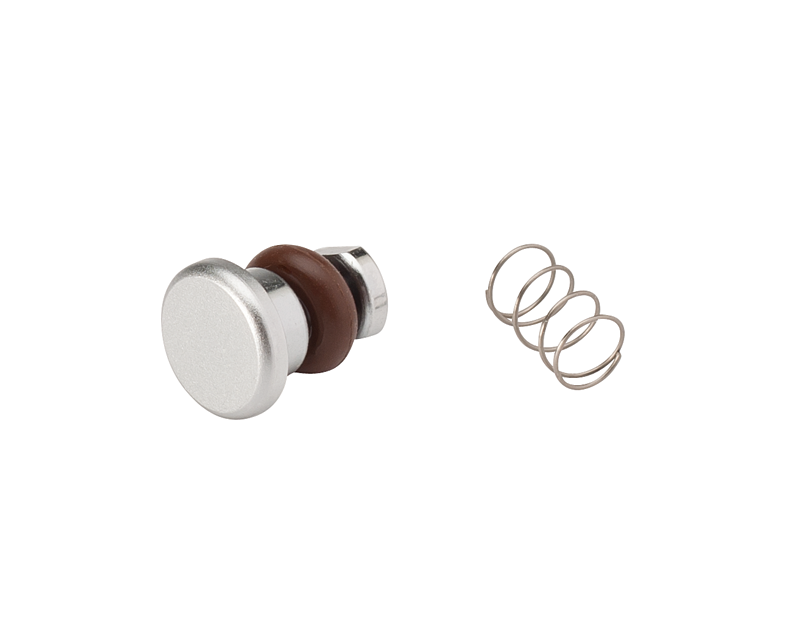 DCI Syringe Button w/Spring, Valve Core, Autoclavable