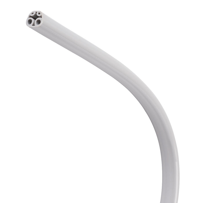 DCI HP Tubing, 4 Hole w/CT, Asepsis Coiled Gray