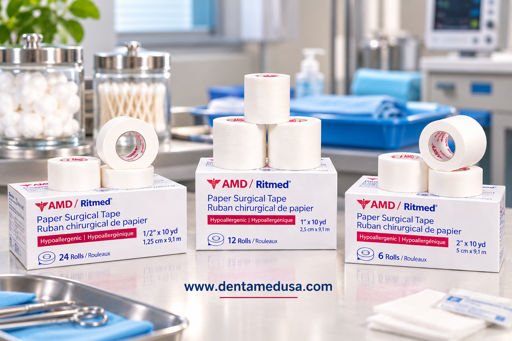 AMD Medicom Hypoallergenic Paper Surgical Tape
