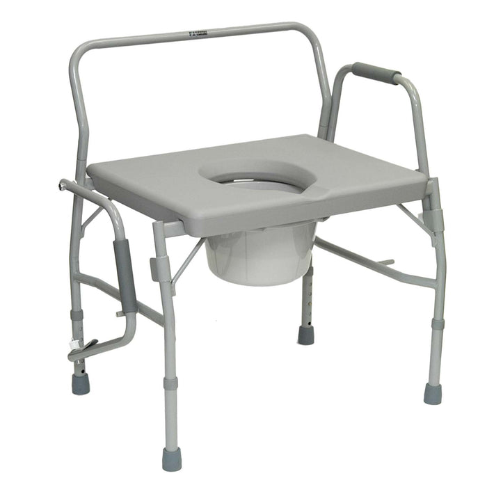 Drive Medical ProBasics Bariatric Drop-Arm Commode, — BSBDAC