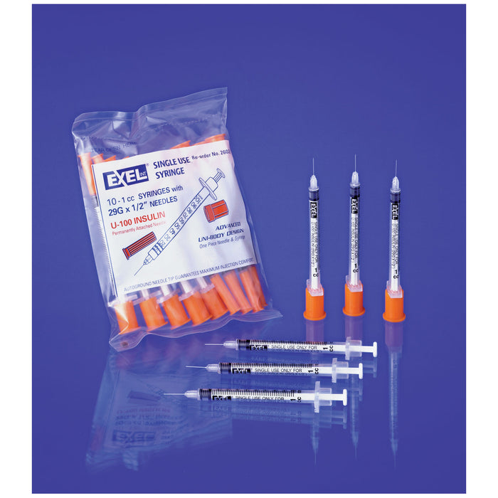 Representative image: EXEL INSULIN SYRINGE WITH NEEDLE
