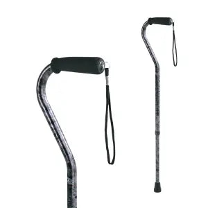 Drive Medical Carex Designer Offset Cane - Gray — FGA51800 GRAY