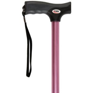 Drive Medical Carex Soft Grip Derby Cane - Pink — FGA52200 0000
