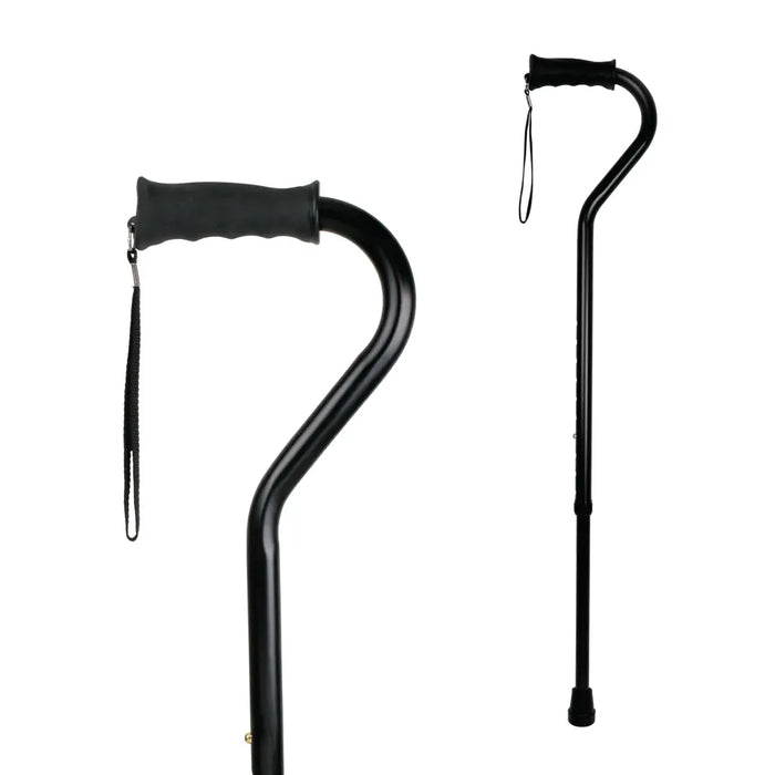 Drive Medical ERGO OFFSET BLACK MATTE CANE — FGA58000 0000
