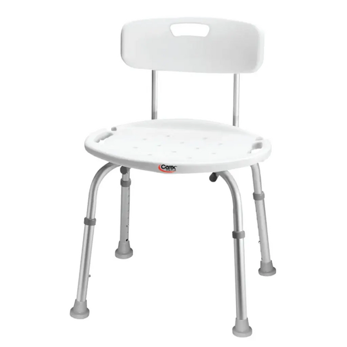 Carex Adjustable Bath and Shower Seat with Back