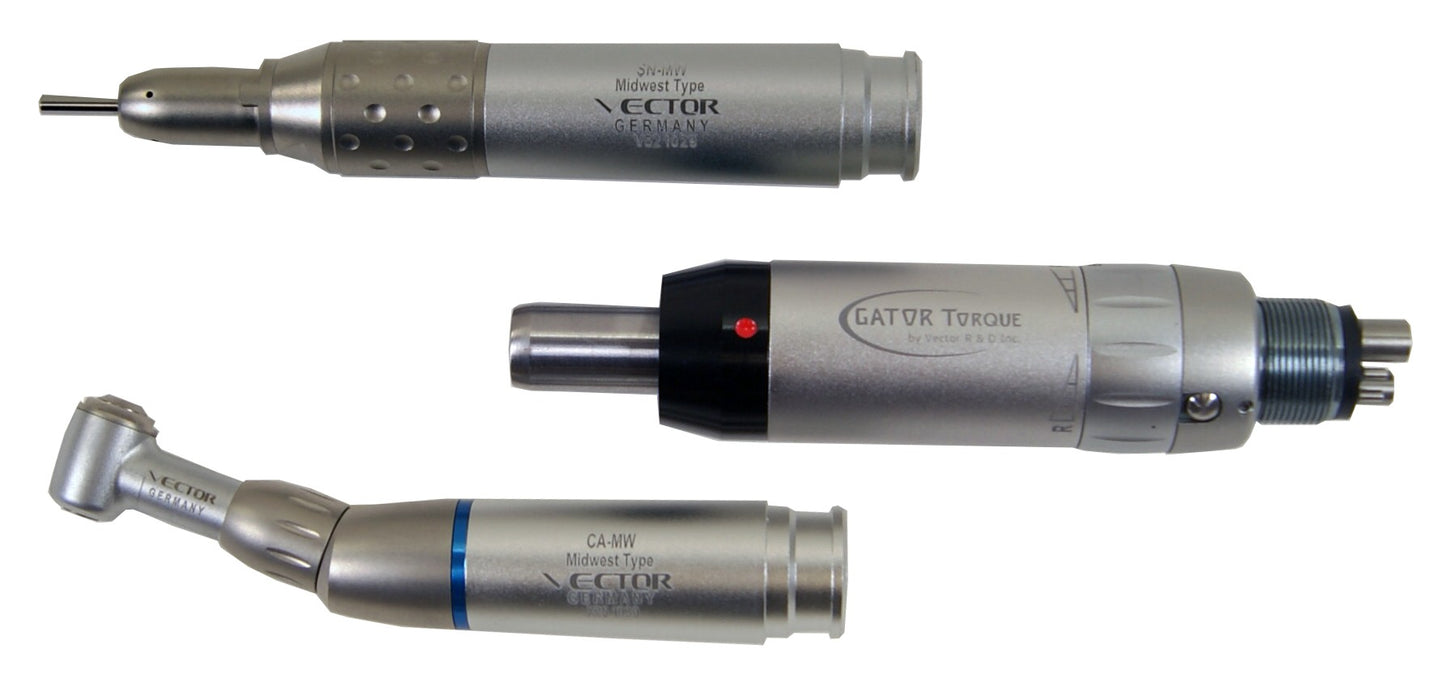 Vector Gator Torque – XTC Motor, Nose Cone and Contra Angle (GT-XTC, SN-MW, CA-MW, TT-LAP-MW) — GT-XTCCS