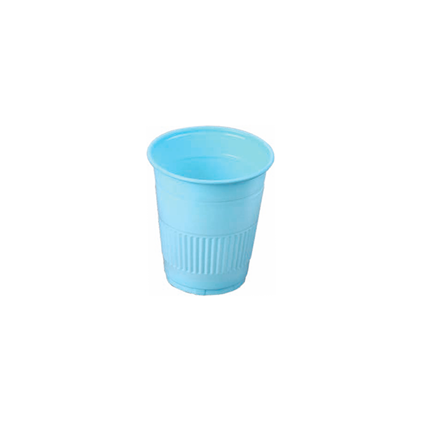 Disposable Plastic Cups, 5oz, Blue (50/Sleeve, 20 Sleeves per Case, 1000 Total)
