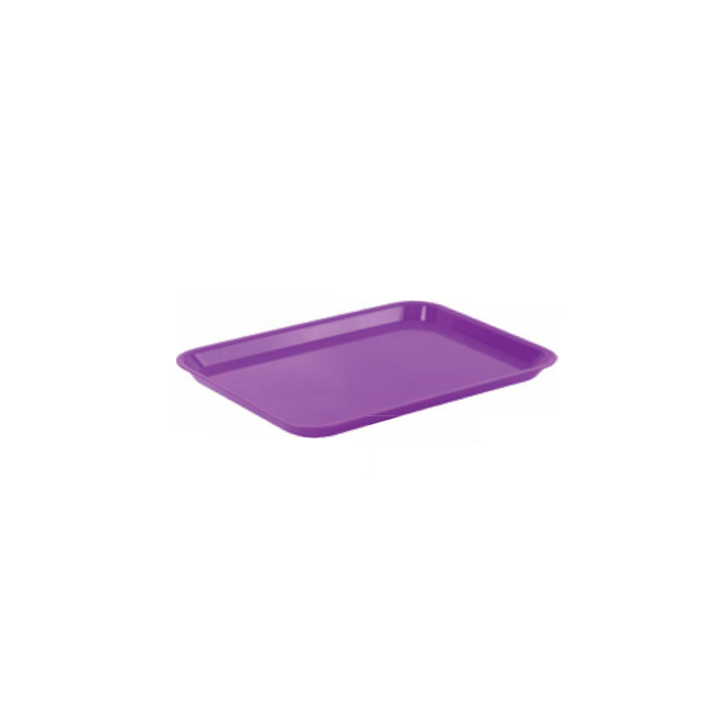 Plastic Set-Up Tray, Size B, Purple (Box of 20)