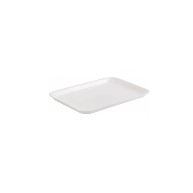 Plastic Set-Up Tray, Size B, White (Box of 20)