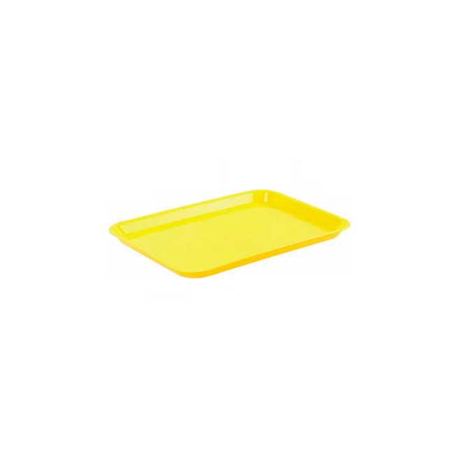 Plastic Set-Up Tray, Size B, Yellow (Box of 20)