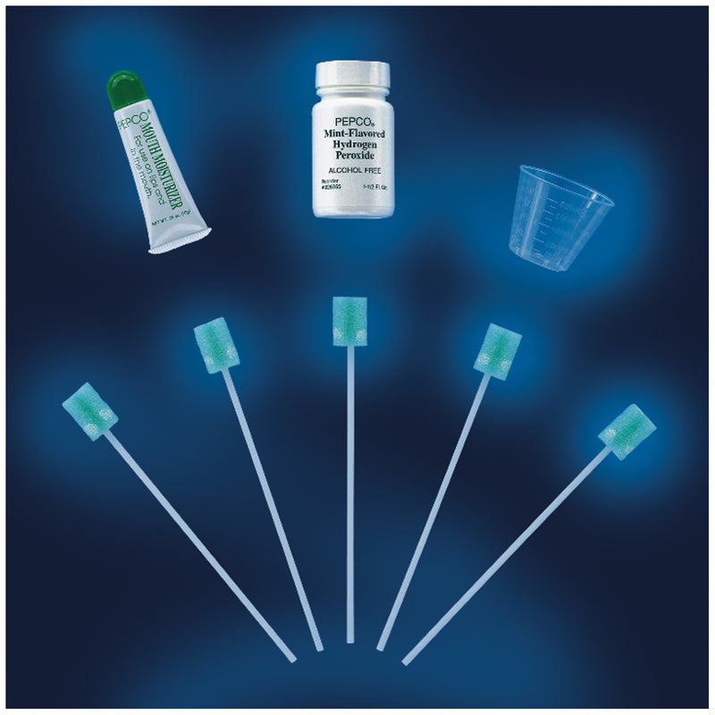 AirLife Oral Swab, No Dentrifrice, Non-Sterile, Bulk Packaged, Disposable, 500/bg, 2 bg/cs (To Be Discontinued)