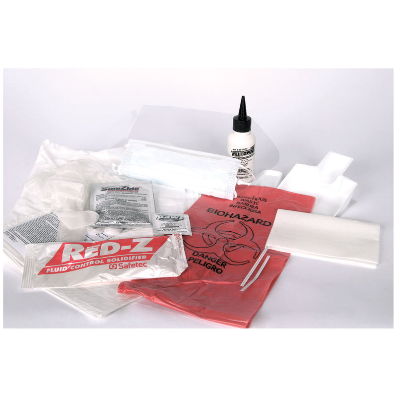 Medegen Medical Products, LLC Red-Z Deluxe Emergency Response Kit, Polybagged, Up to 1.25 Gallon, 6/cs