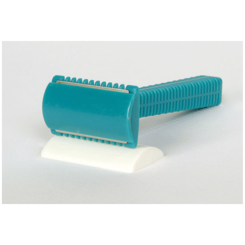 Medegen Medical Products, LLC Weighted Razor, Turquoise, 100/cs