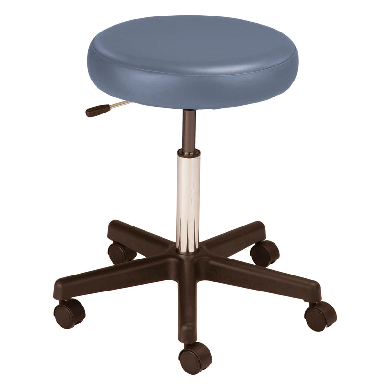 MTI Stool, Pneumatic Hand Operated, Black Base without Backrest, Ultra-Schooner (Drop Ship Only) (Continetal US & Canada)