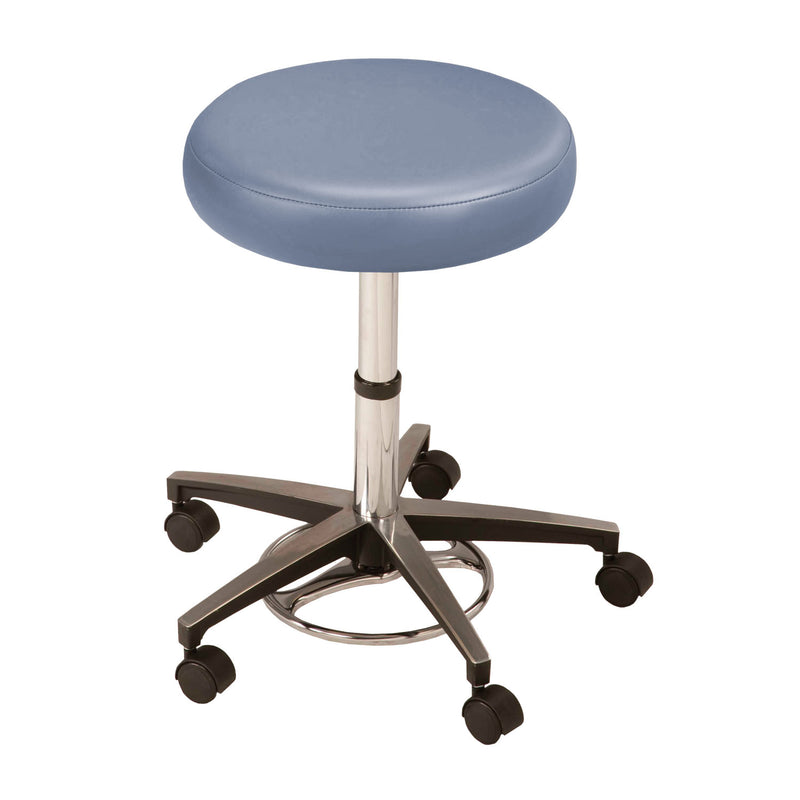 MTI Stool, Pneumatic Foot Operated, without Backrest, Premium-Taupe (Drop Ship Only) (Continetal US & Canada)
